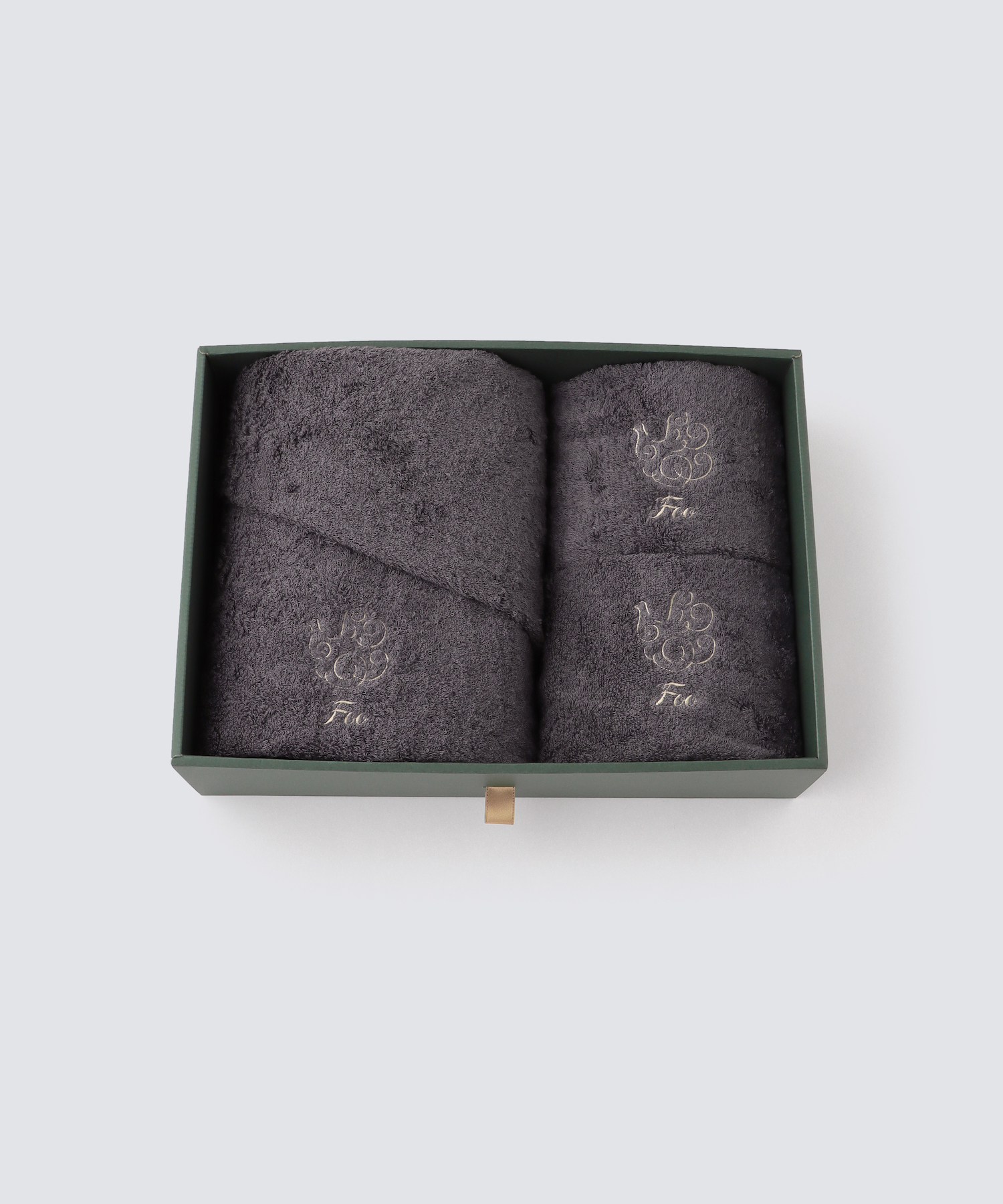 【Foo Tokyo】オーガニックコットン バスタオル1枚&フェイスタオル2枚入り ギフトセット