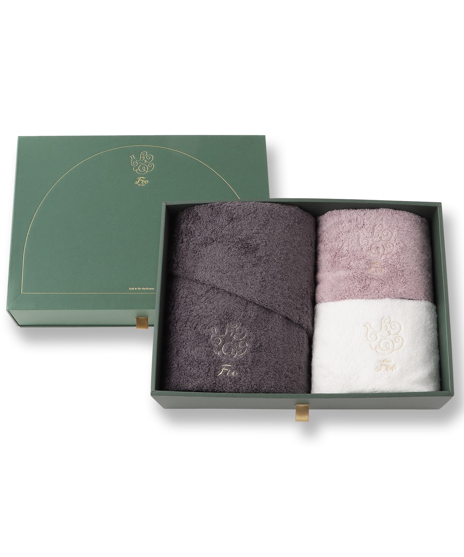 【Foo Tokyo】オーガニックコットン バスタオル1枚&フェイスタオル2枚入り ギフトセット