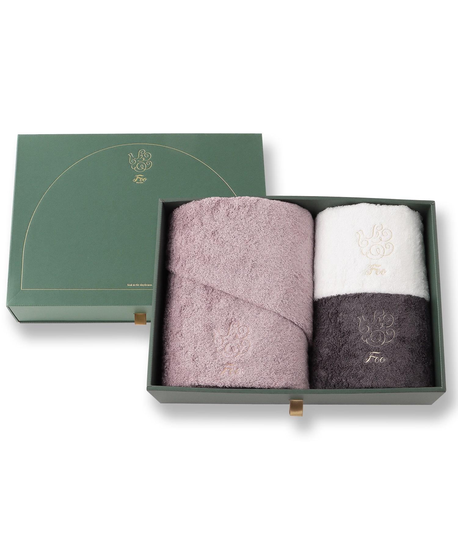 【Foo Tokyo】オーガニックコットン バスタオル1枚&フェイスタオル2枚入り ギフトセット