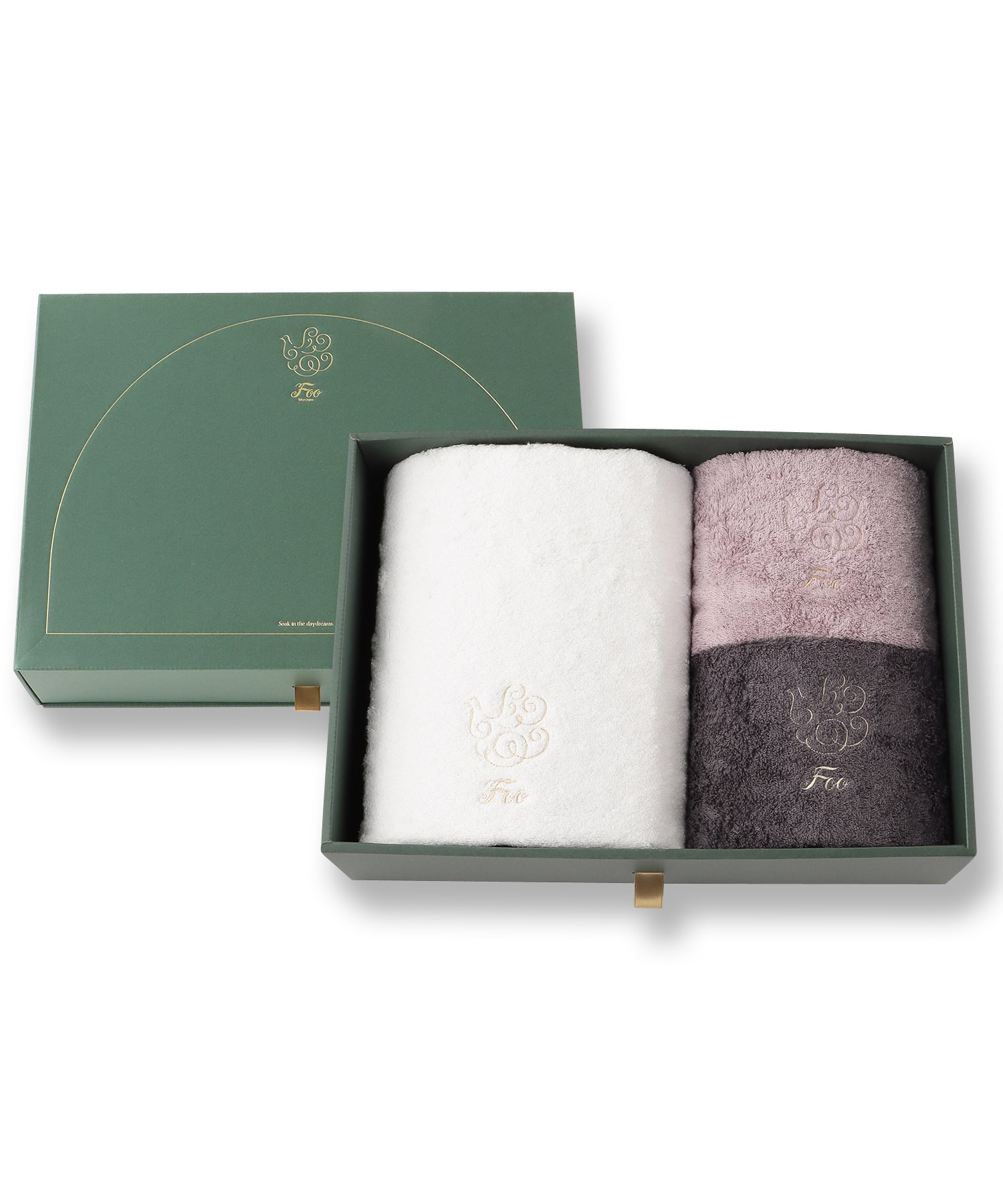 【Foo Tokyo】オーガニックコットン バスタオル1枚&フェイスタオル2枚入り ギフトセット