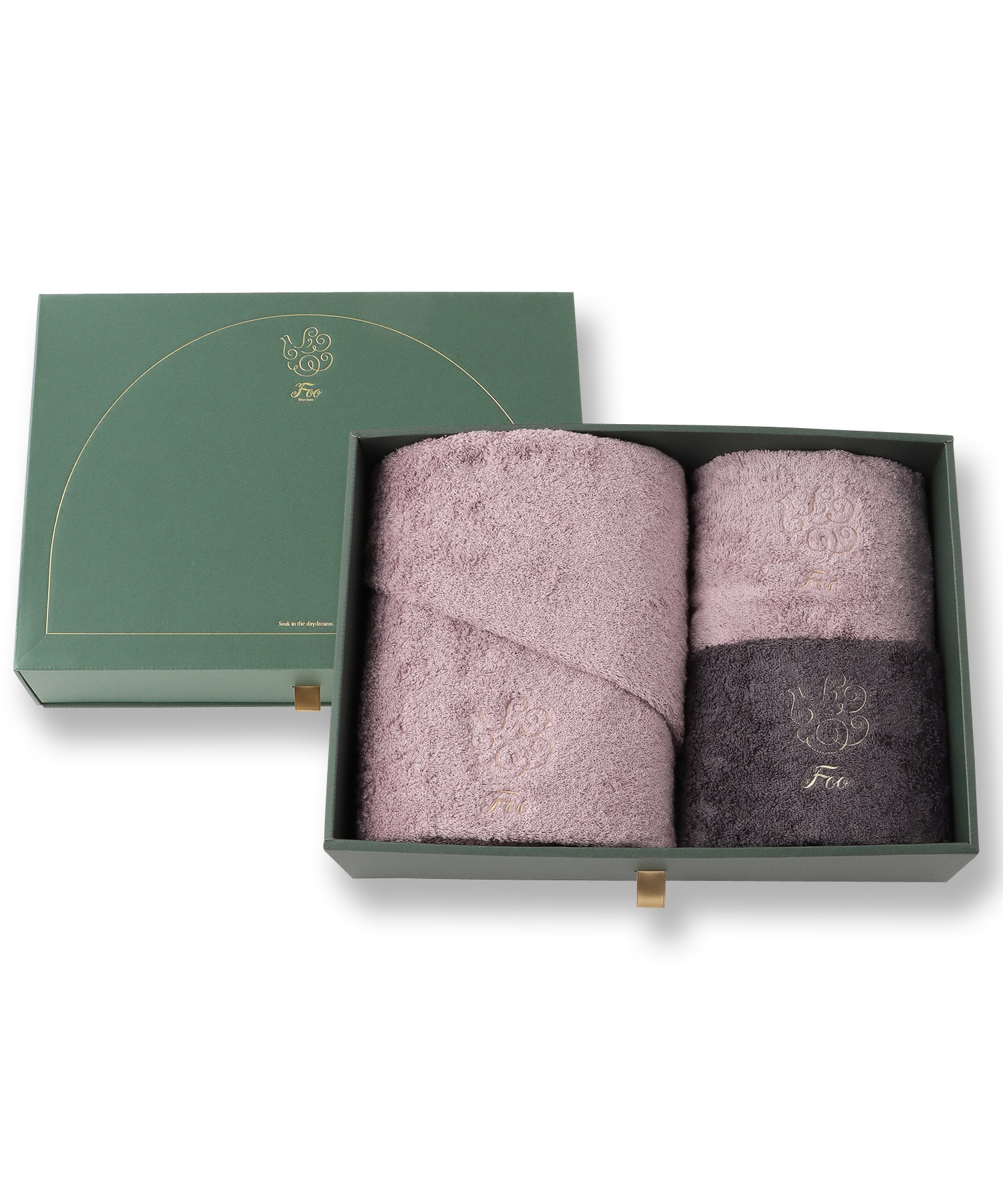 【Foo Tokyo】オーガニックコットン バスタオル1枚&フェイスタオル2枚入り ギフトセット
