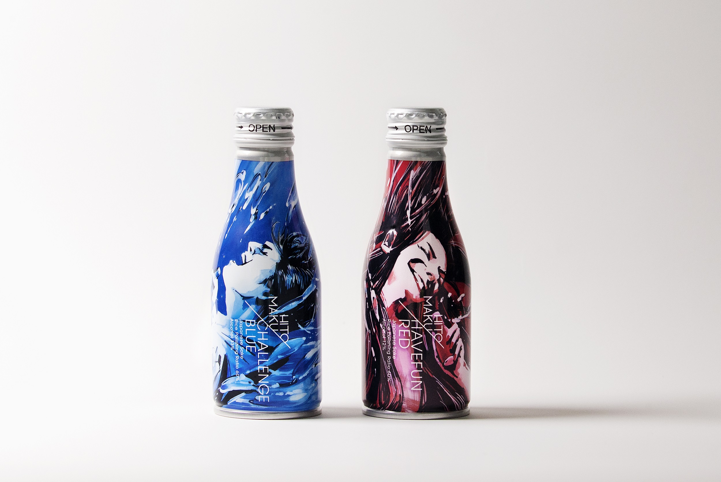 CHALLENGE BLUE8缶 ＆ HAVEFUN RED8缶　アートBOX入りセット