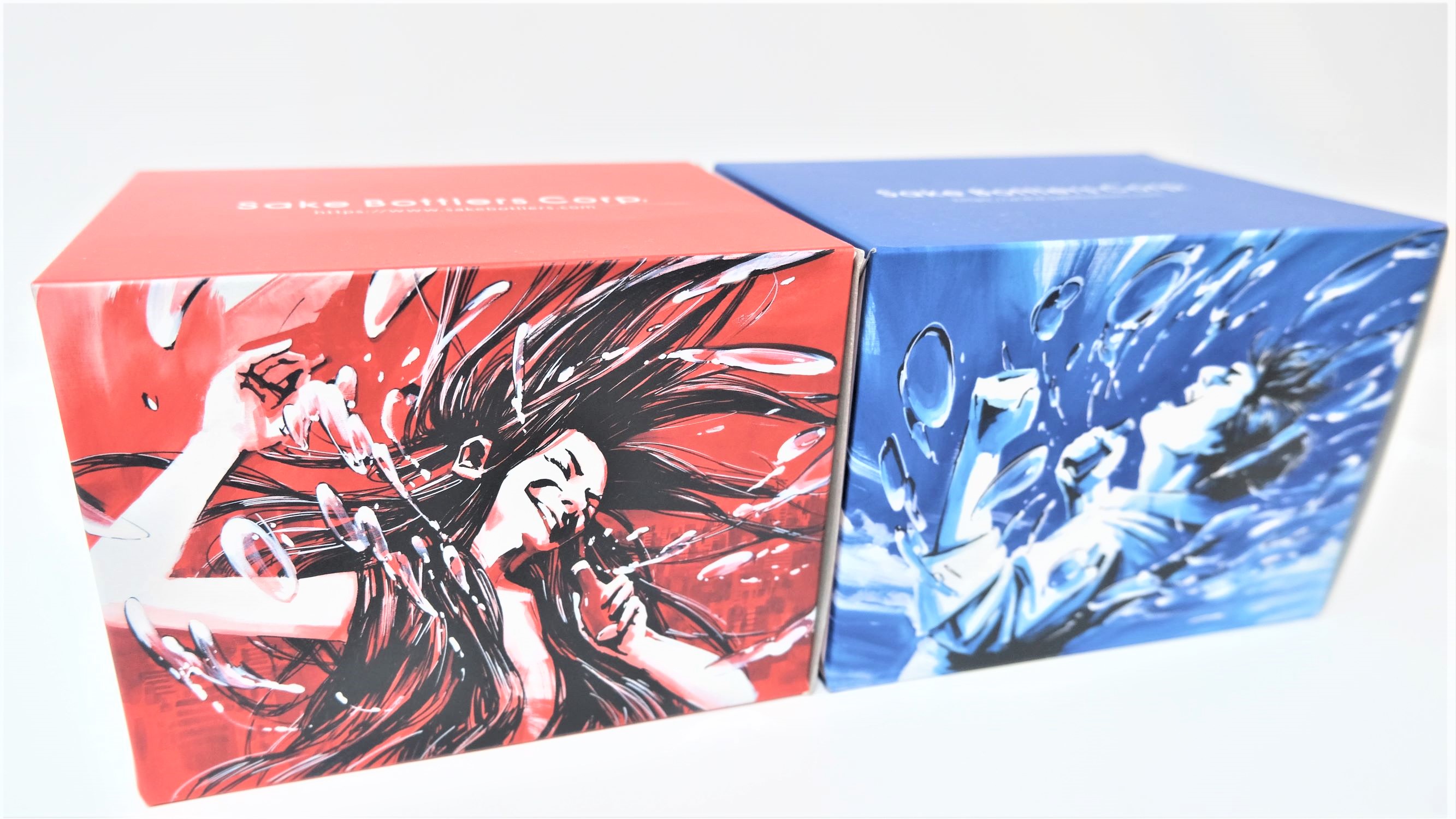 CHALLENGE BLUE8缶 ＆ HAVEFUN RED8缶　アートBOX入りセット