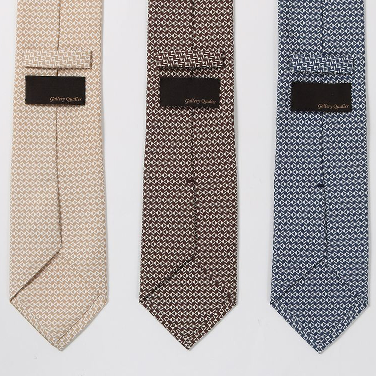イタリア生地 日本製 ネクタイ マイクロジオメトリック柄 GRA21AW1