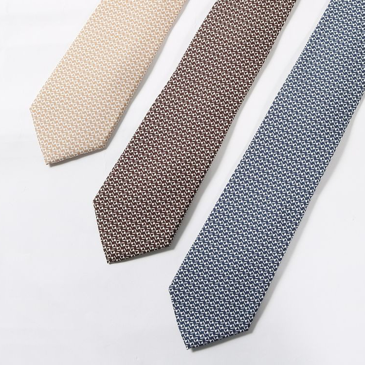 イタリア生地 日本製 ネクタイ マイクロジオメトリック柄 GRA21AW1