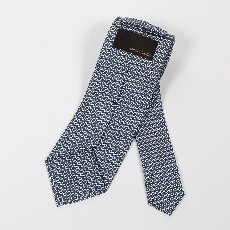 イタリア生地 日本製 ネクタイ マイクロジオメトリック柄 GRA21AW1
