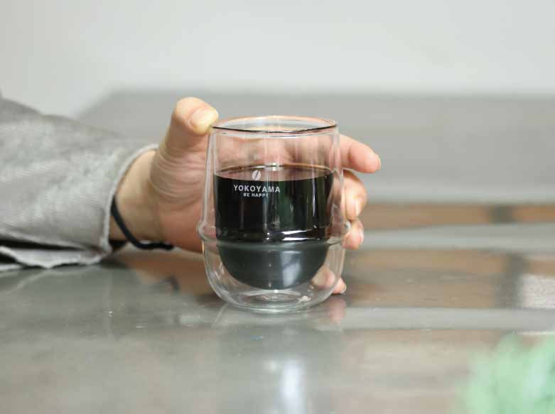 Wコーヒーグラス