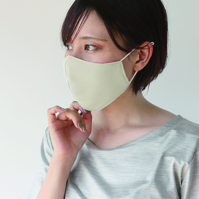 肌ケアマスク内側シルク×抗菌防臭