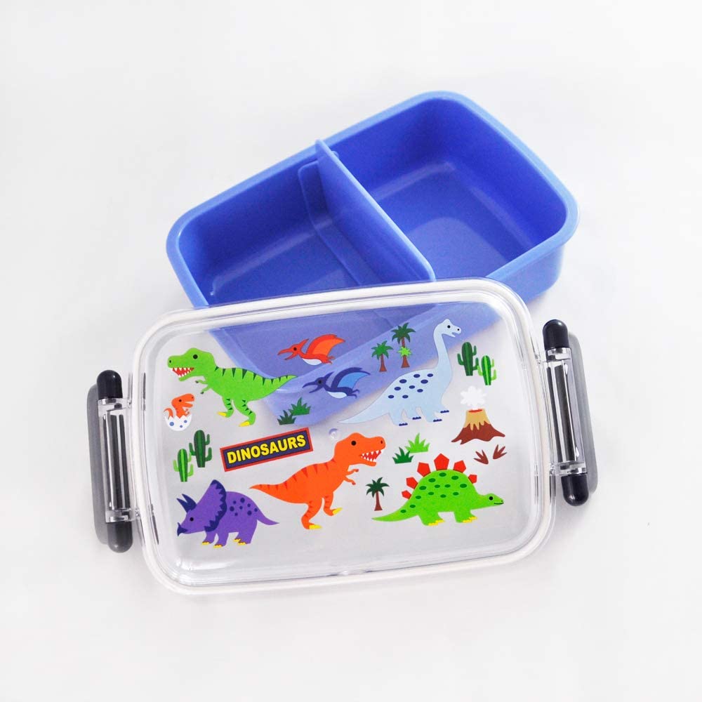 抗菌 食洗機対応ふわっとフタタイトランチボックス（ディノザウルス）