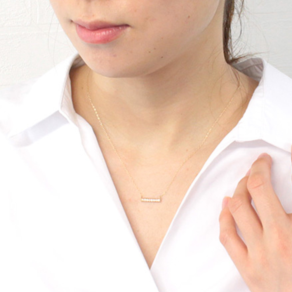 glow ネックレス レディース アクセサリー ペンダント ティナライン キュービックジルコニア glow027