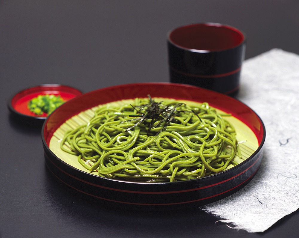 宇治抹茶そば【6食セット・つゆ付】 国産 誕生日 ギフト 引越しそば 蕎麦 内祝 お歳暮 御歳暮 年越しそば