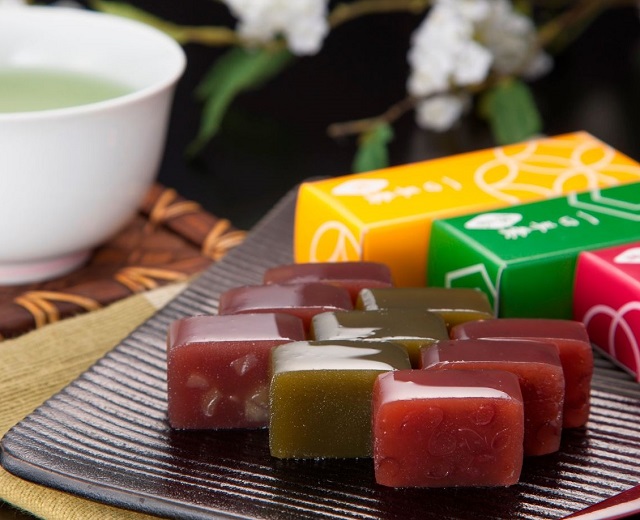 宇治茶と京の一口ようかんセット 誕生日 お茶 羊羹 和菓子 ギフト お菓子 お返し 内祝