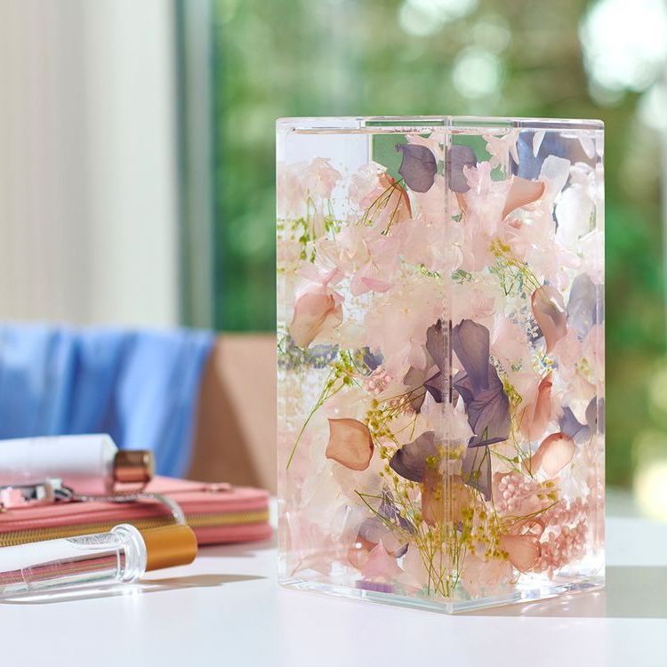 hikka ブルームアクア キューブ ハーバリウム 花 プレゼント インテリア 楽天市場】爽やかな夏☆ハーバリウム プルメリア （ギフト
