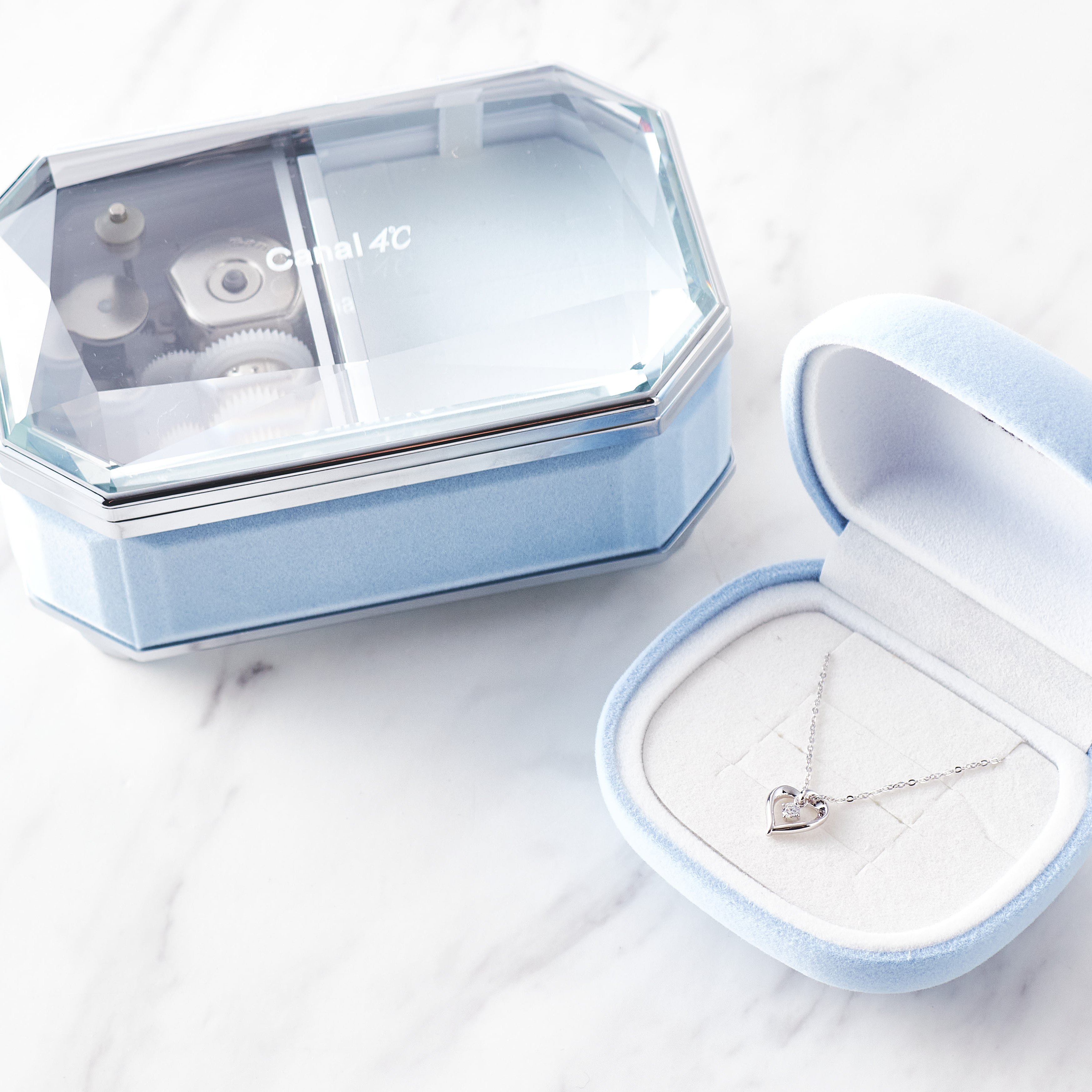 【名入れ】ネックレス&ジュエリーケースセット