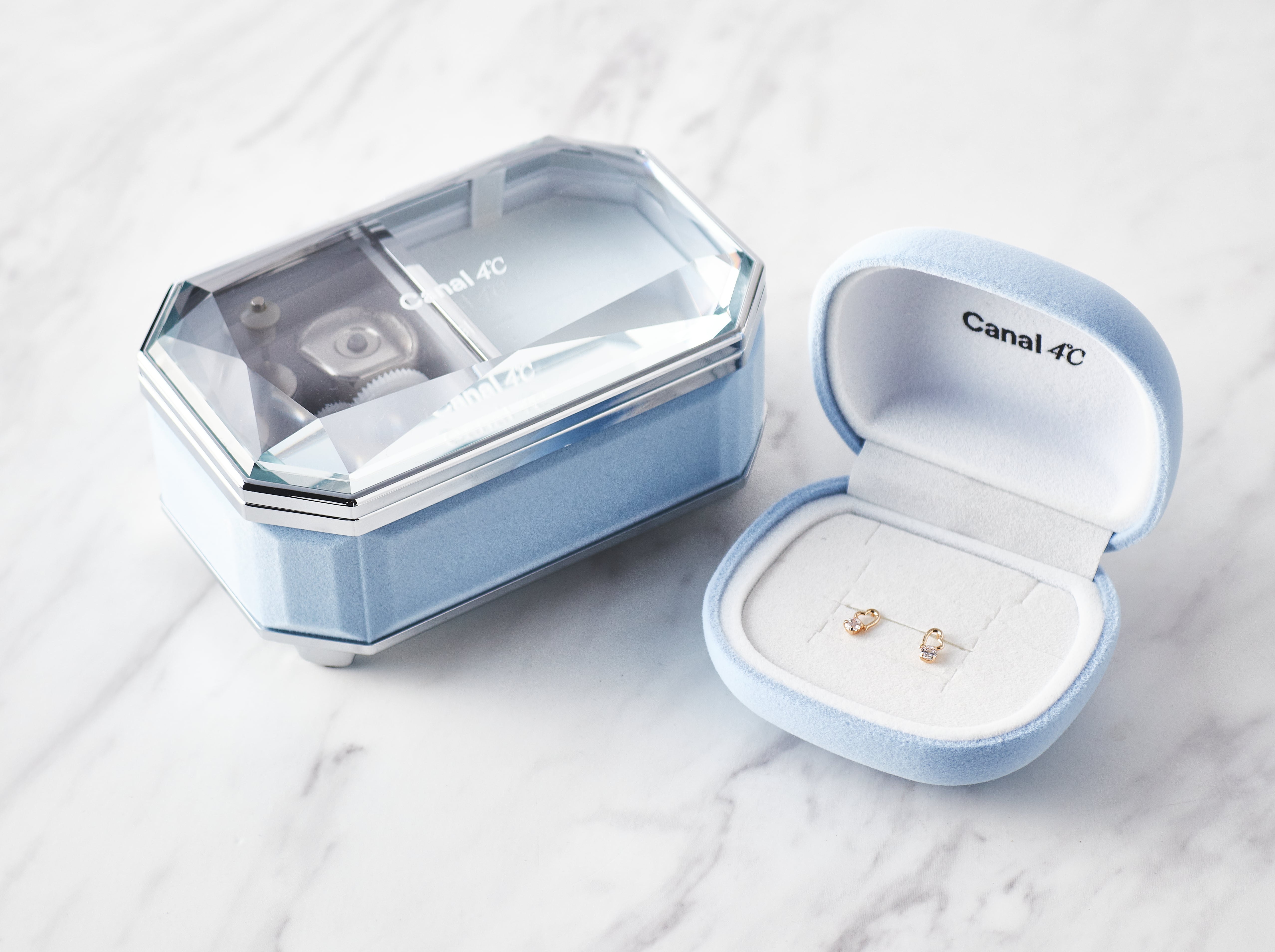 【名入れ】ピアス&ジュエリーケースセット