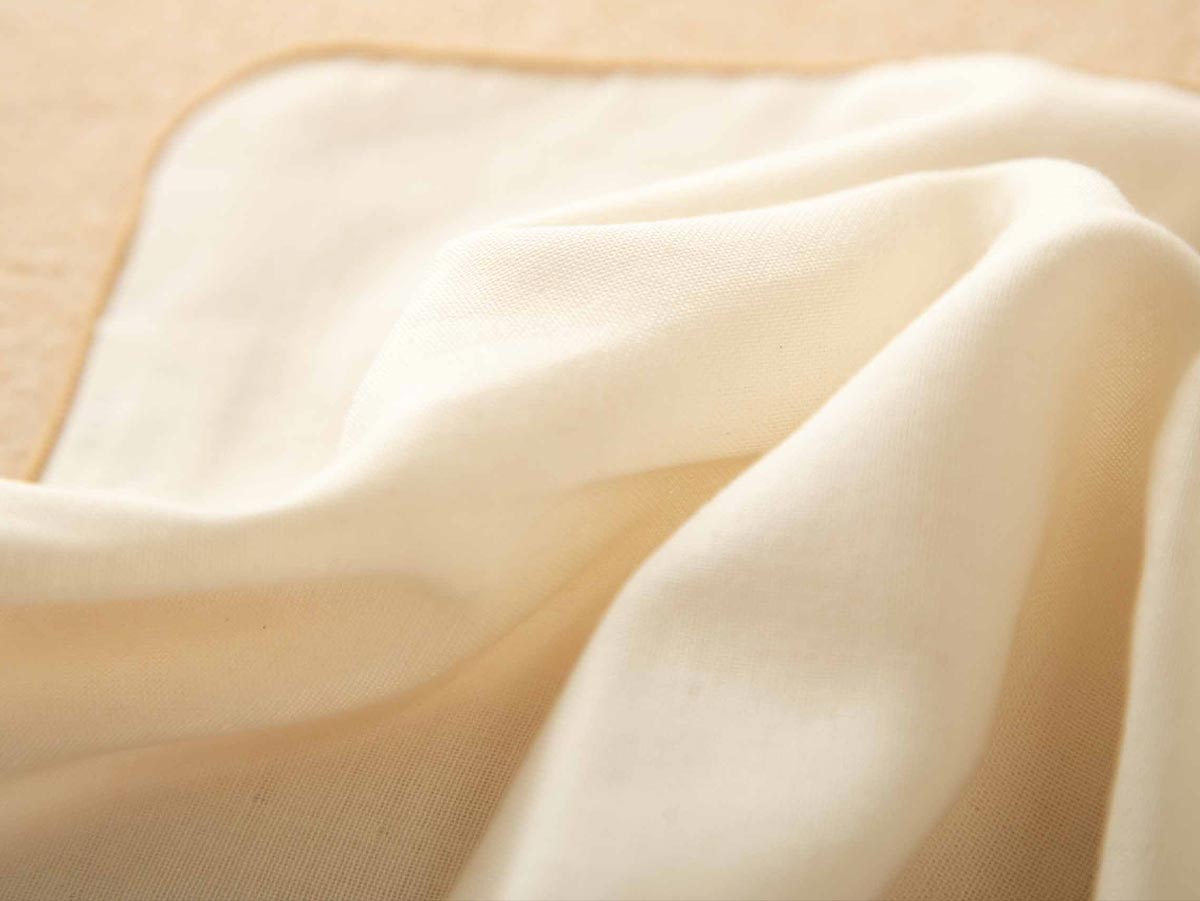 ＜オーガニック＞スタイ/ハンカチセット(クマ・ウサギ)