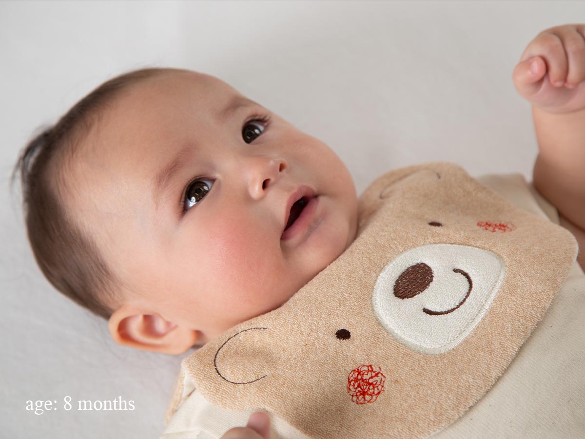 ＜オーガニック＞くまのだっこラトルとスタイ