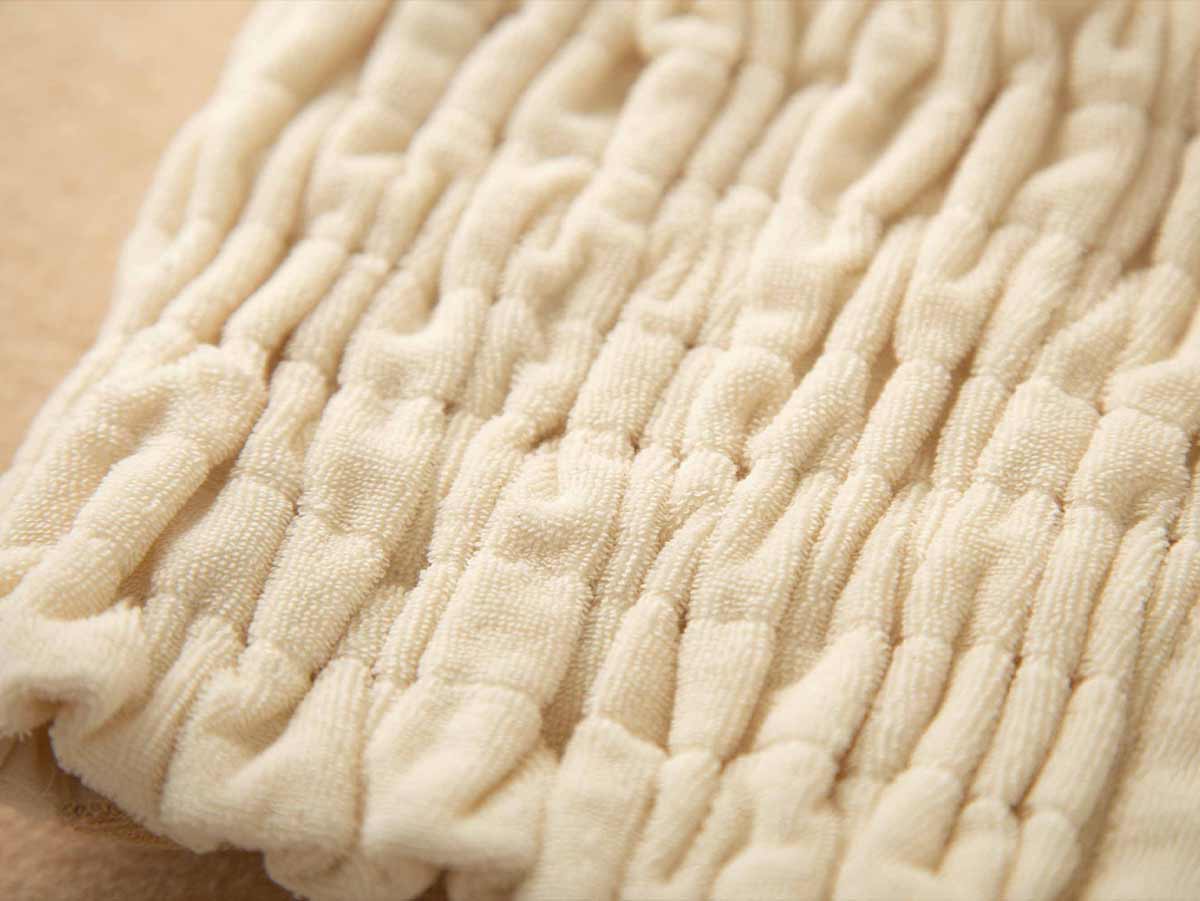 ＜オーガニック＞くまのはらまきとにぎにぎ(ベージュ・ホワイト)