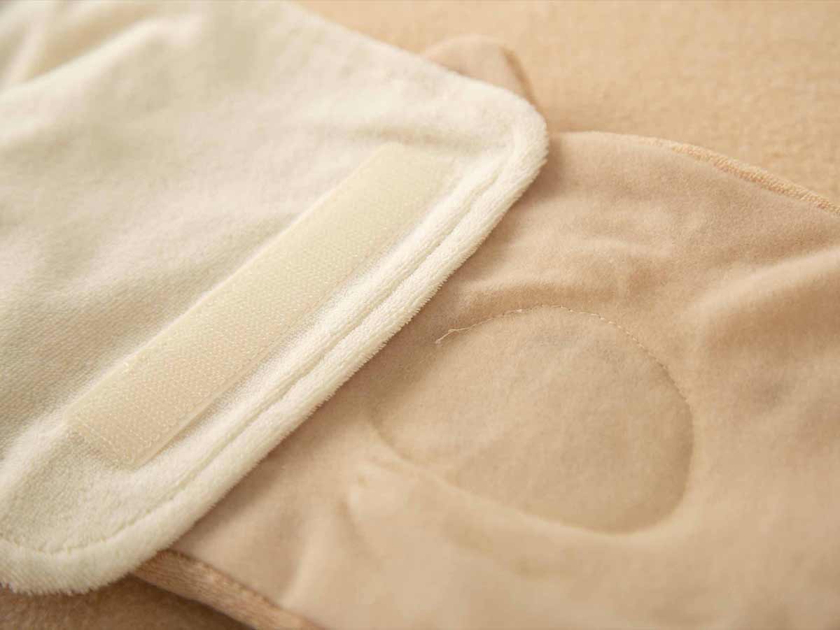 ＜オーガニック＞くまのはらまきとにぎにぎ(ベージュ・ホワイト)