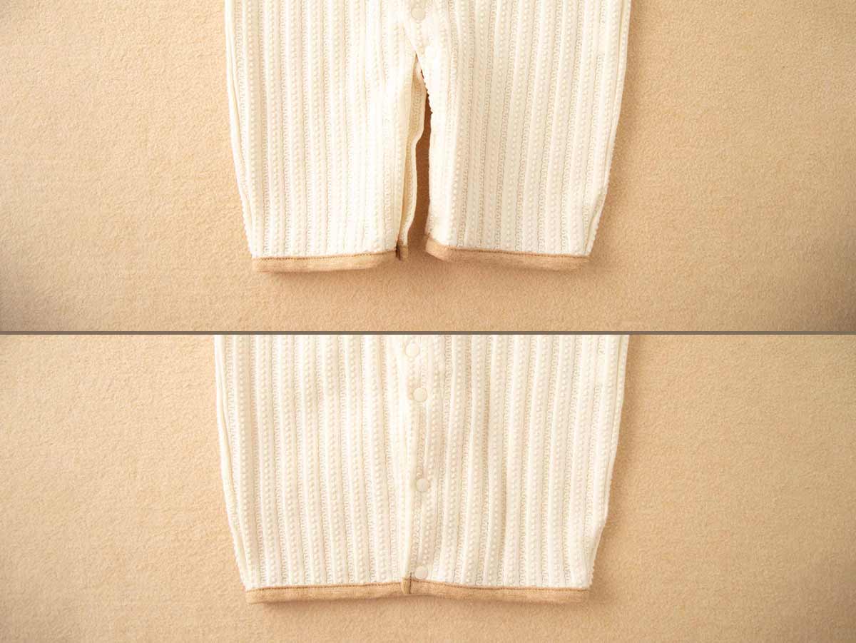 ＜オーガニック＞ミツバチカバーオールとハンカチ