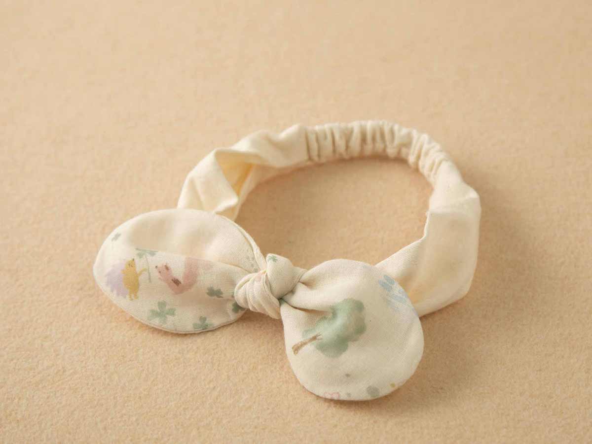 ＜オーガニック＞チェンジヘアバンド＆ネコのにぎにぎ