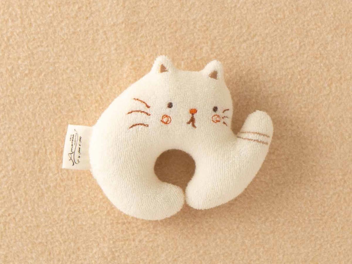 ＜オーガニック＞ネコの三角スタイとにぎにぎ