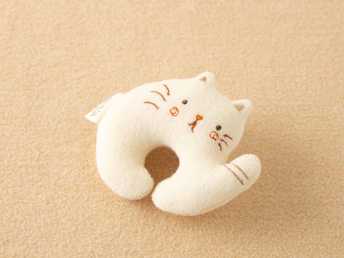 ＜オーガニック＞ネコの三角スタイとにぎにぎ