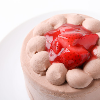 苺のチョコ生クリームのバースデーケーキ 3号/4号/5号