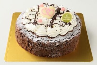 ガトーショコラのバースデーケーキ