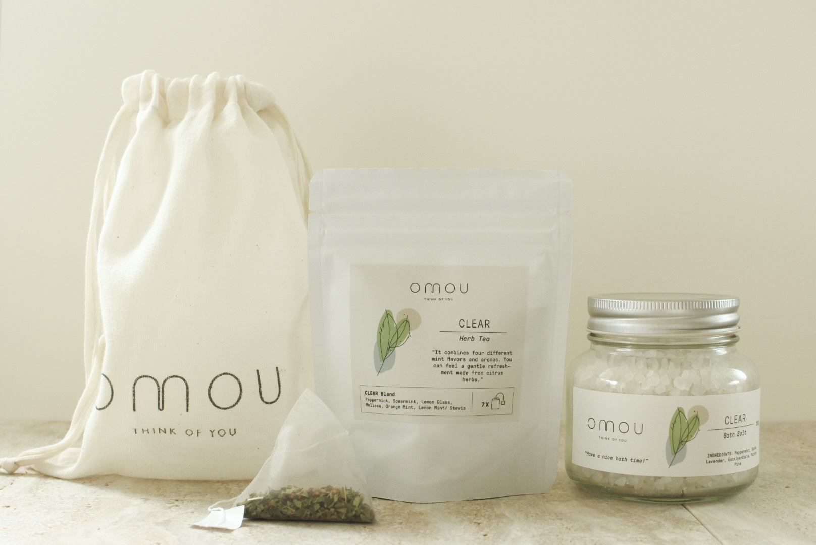 バスソルト＆ハーブティーセット 全3種