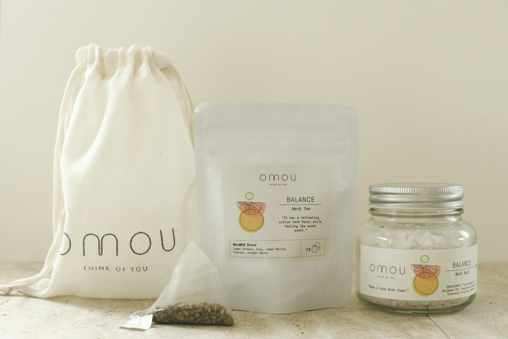 バスソルト＆ハーブティーセット 全3種