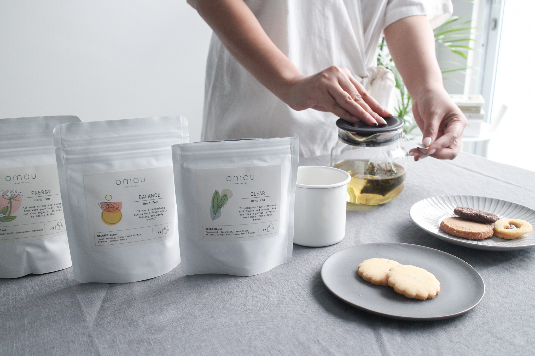 バスソルト＆ハーブティーセット 全3種