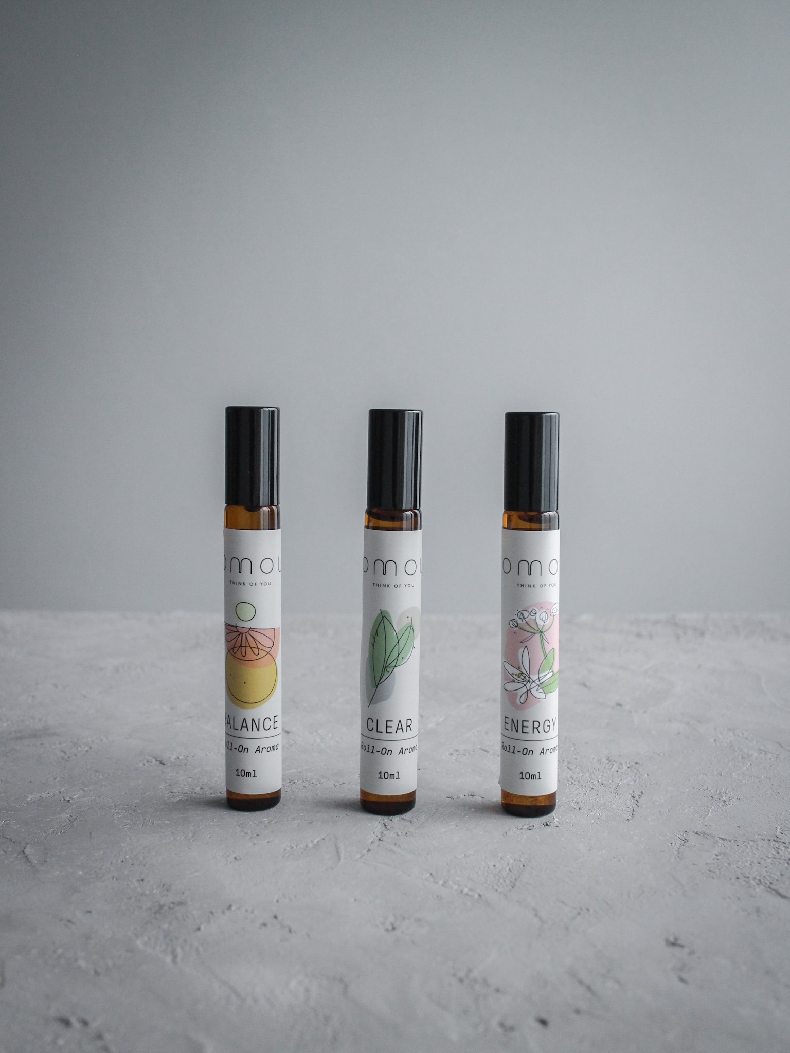 バーム＆ロールオンアロマURUOIセット 全3種