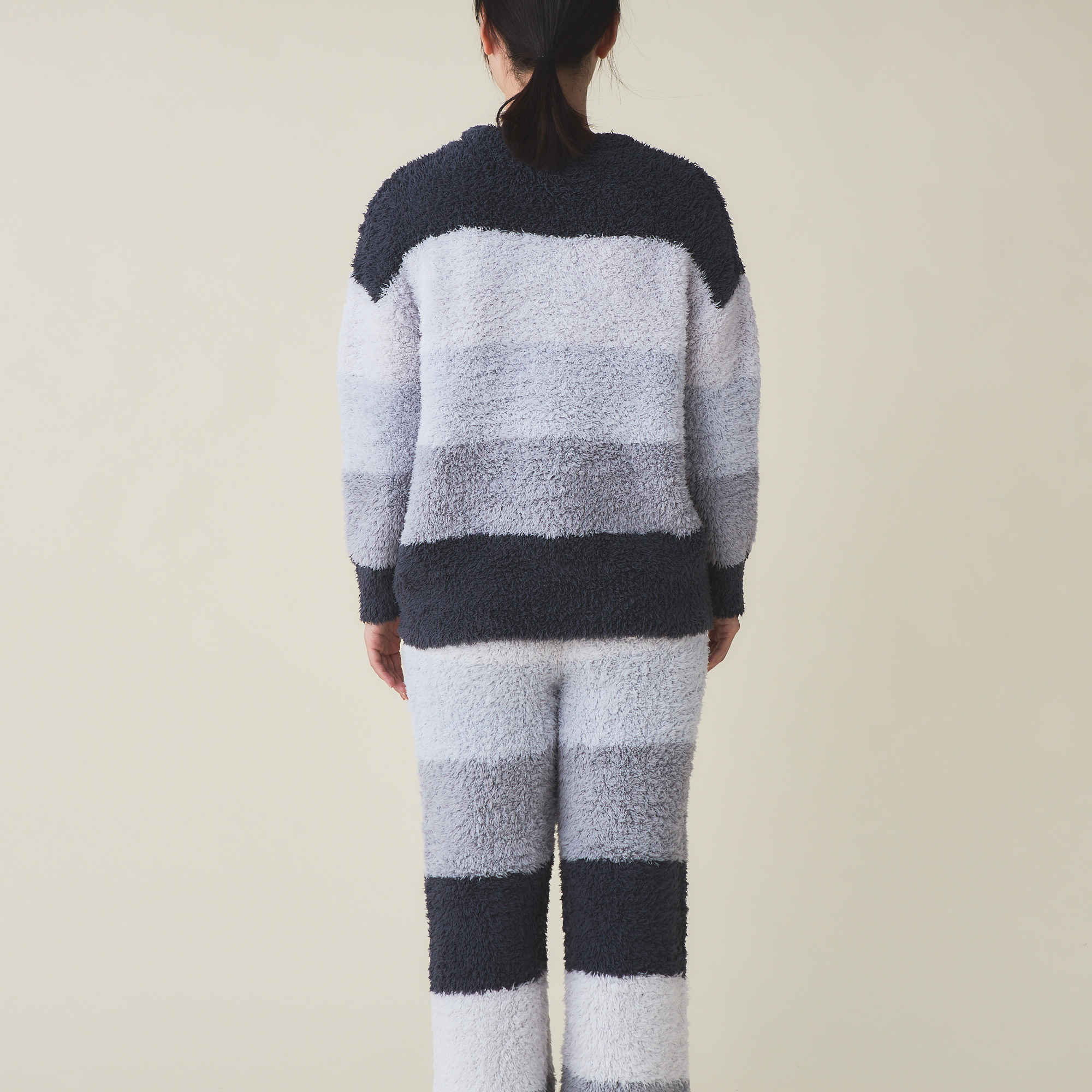 【WOMEN】リサイクルジェラート4BD プルオーバー&ロングパンツセット