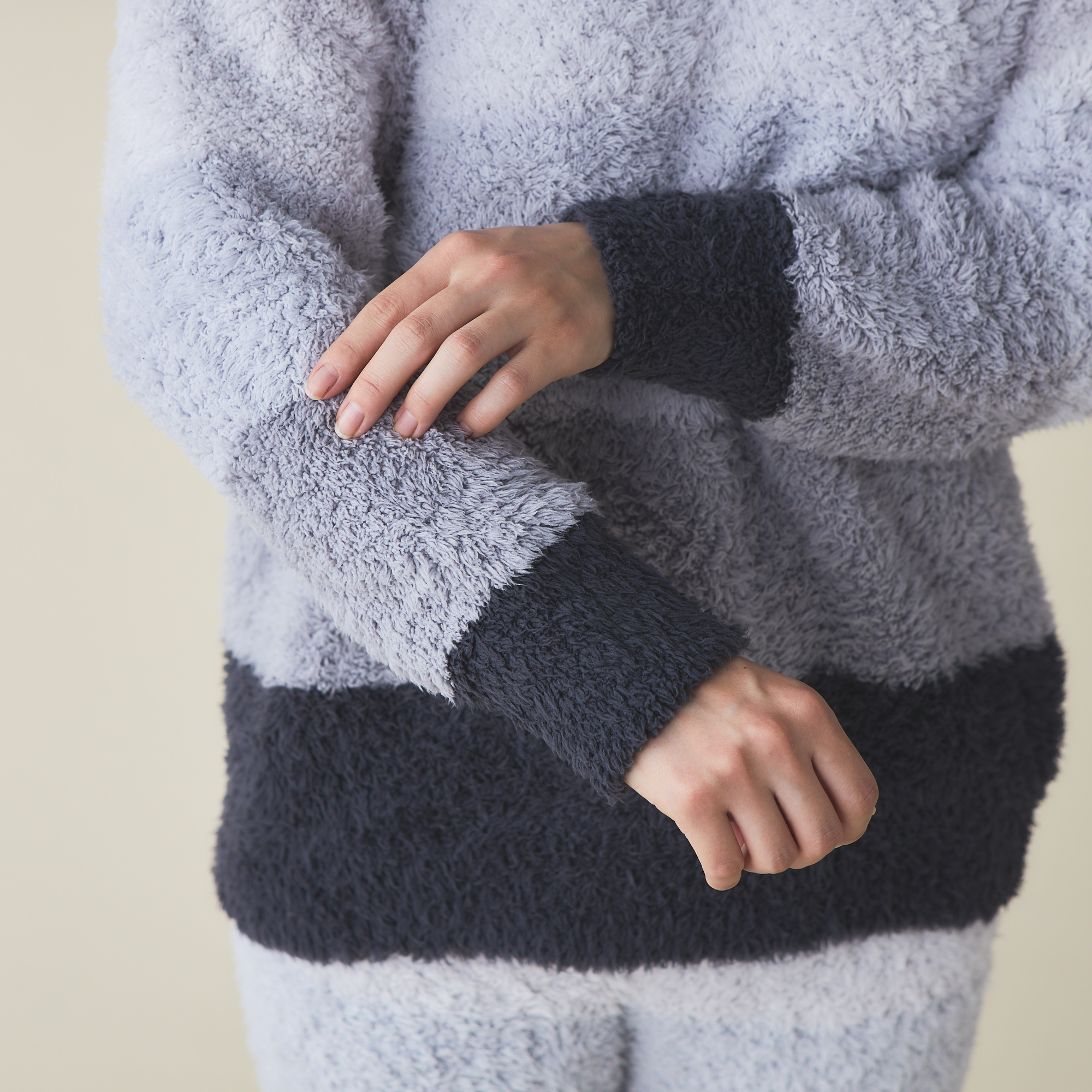 【WOMEN】リサイクルジェラート4BD プルオーバー&ロングパンツセット