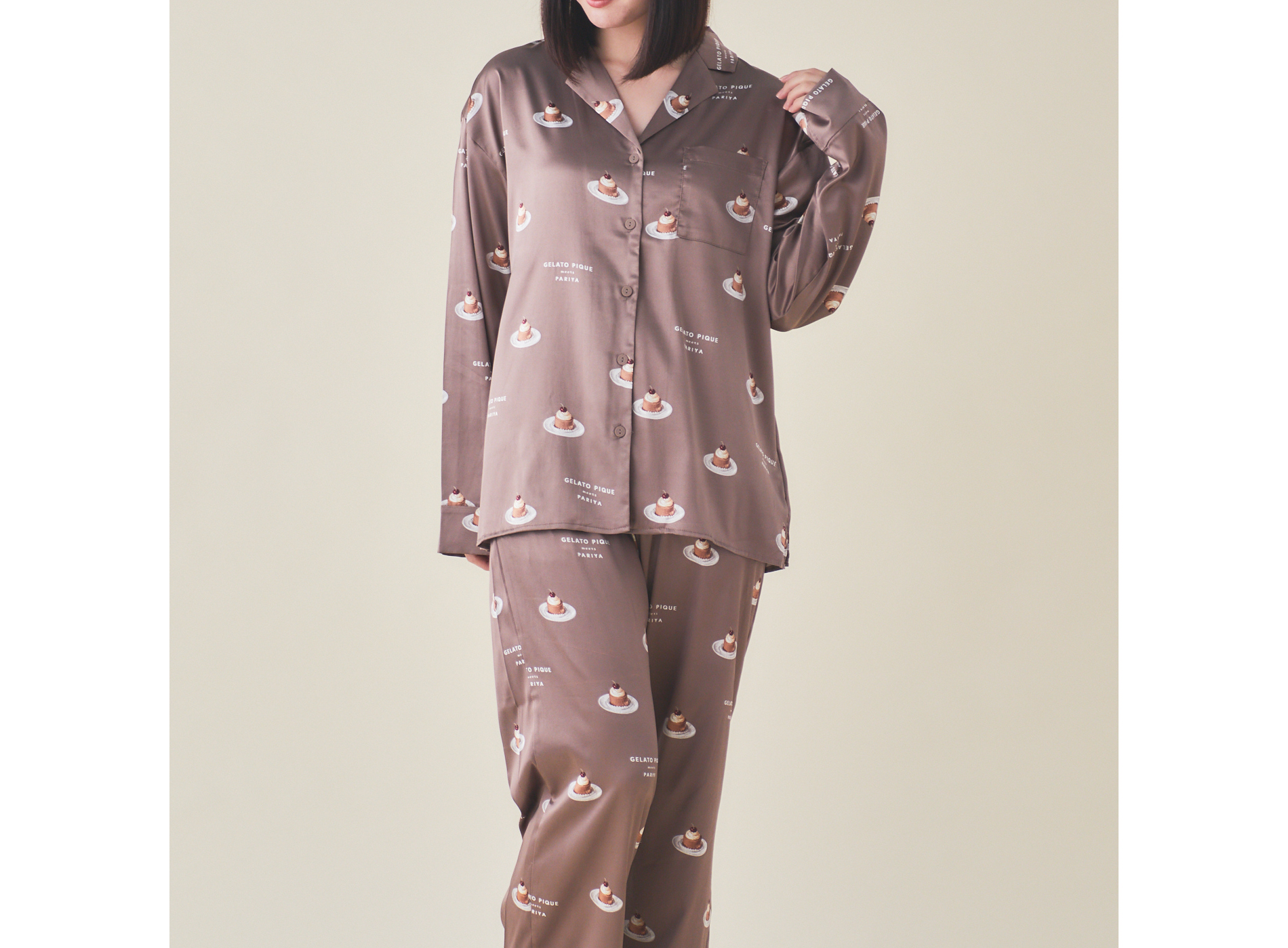 【WOMEN】【PARIYA】ケーキ柄　上下セット