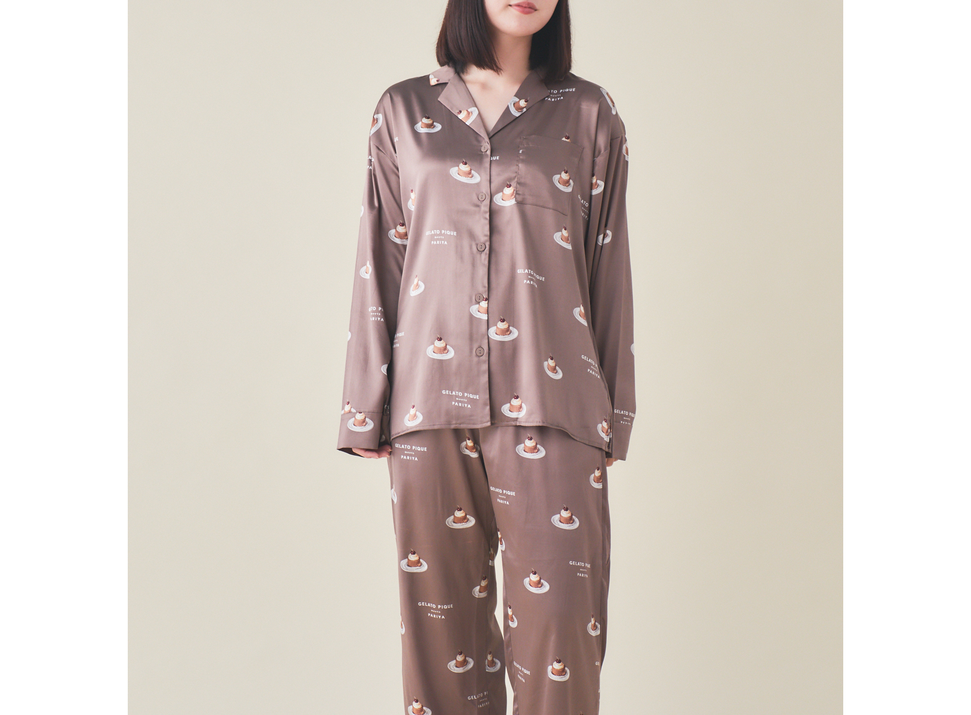 【WOMEN】【PARIYA】ケーキ柄　上下セット