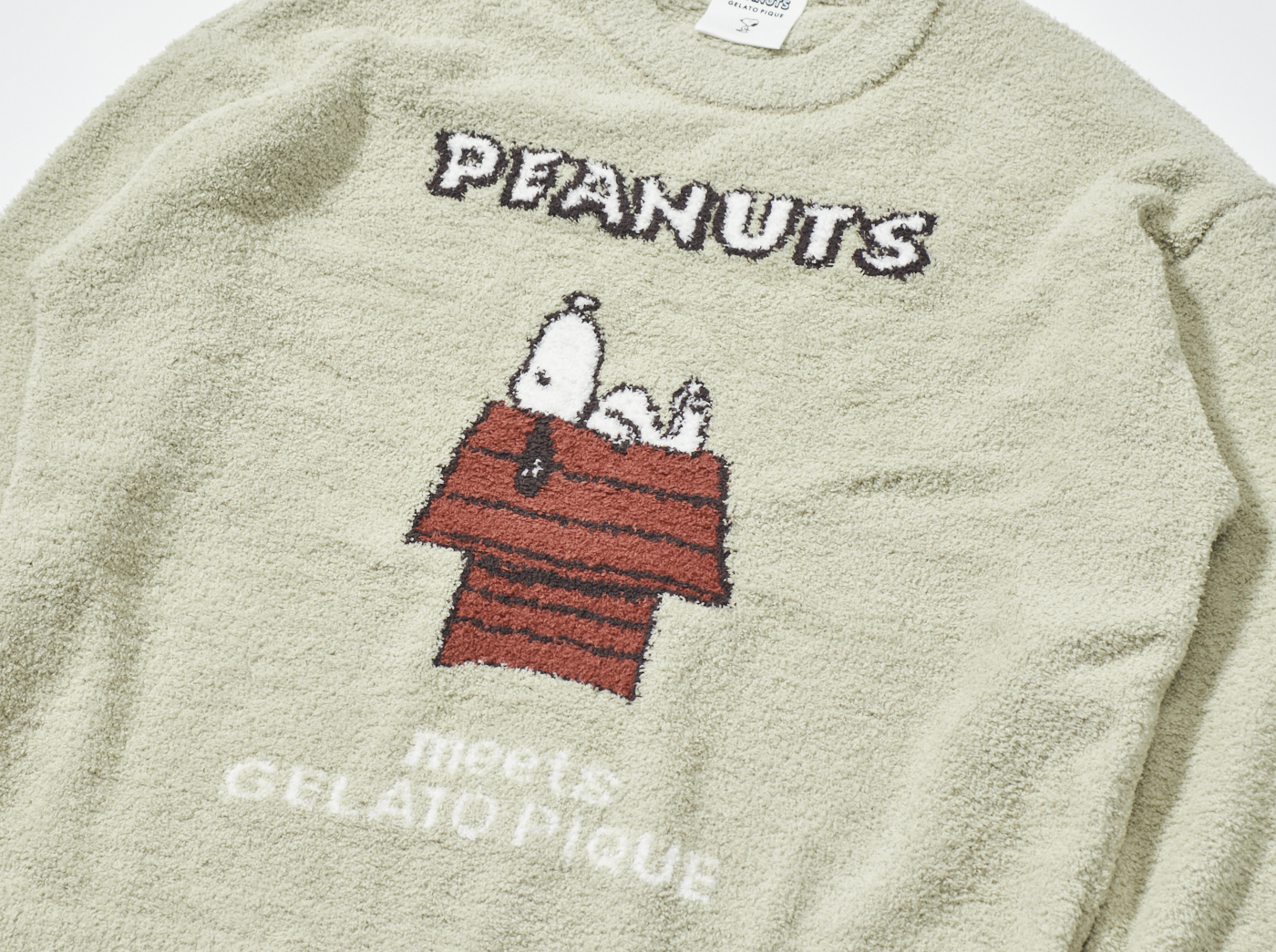 【HOMME】【SNOOPY】ベビモコJQD　プルオーバー＆ロングパンツセット