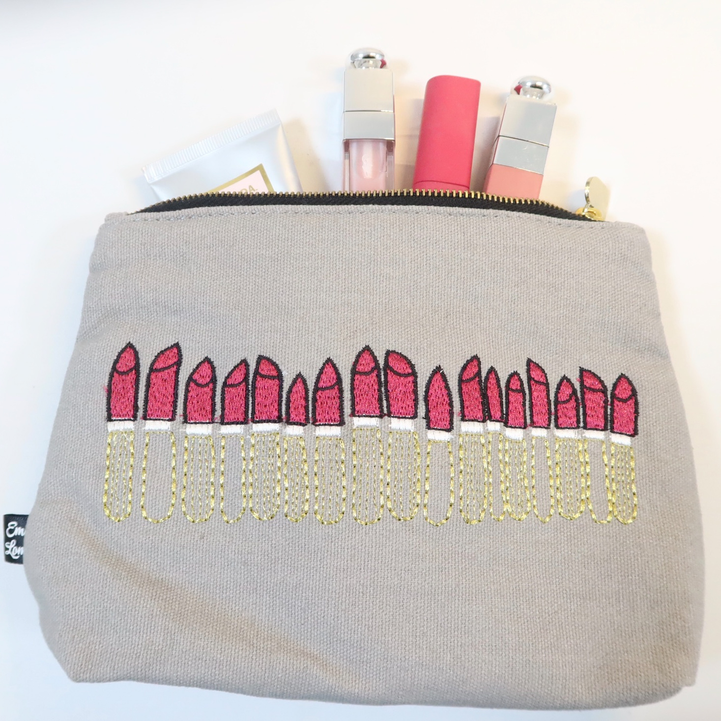 classic lipstick pouch Noir