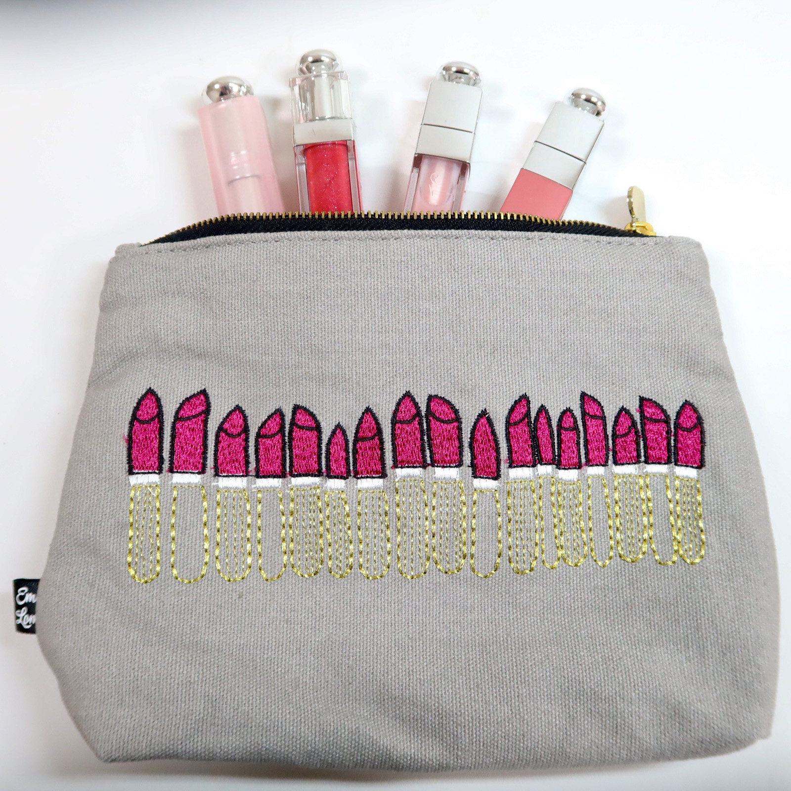 classic lipstick pouch Noir
