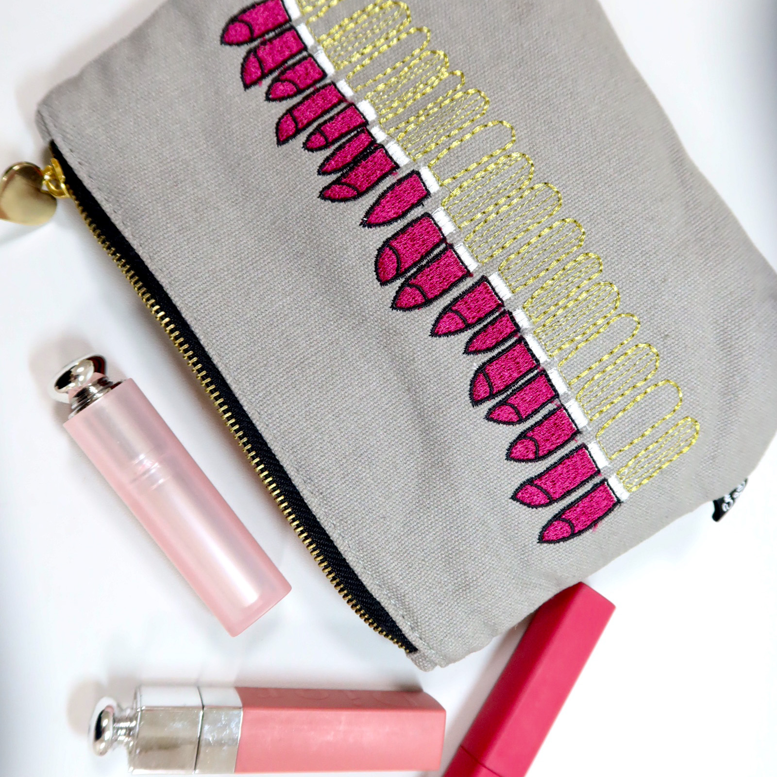 classic lipstick pouch Noir