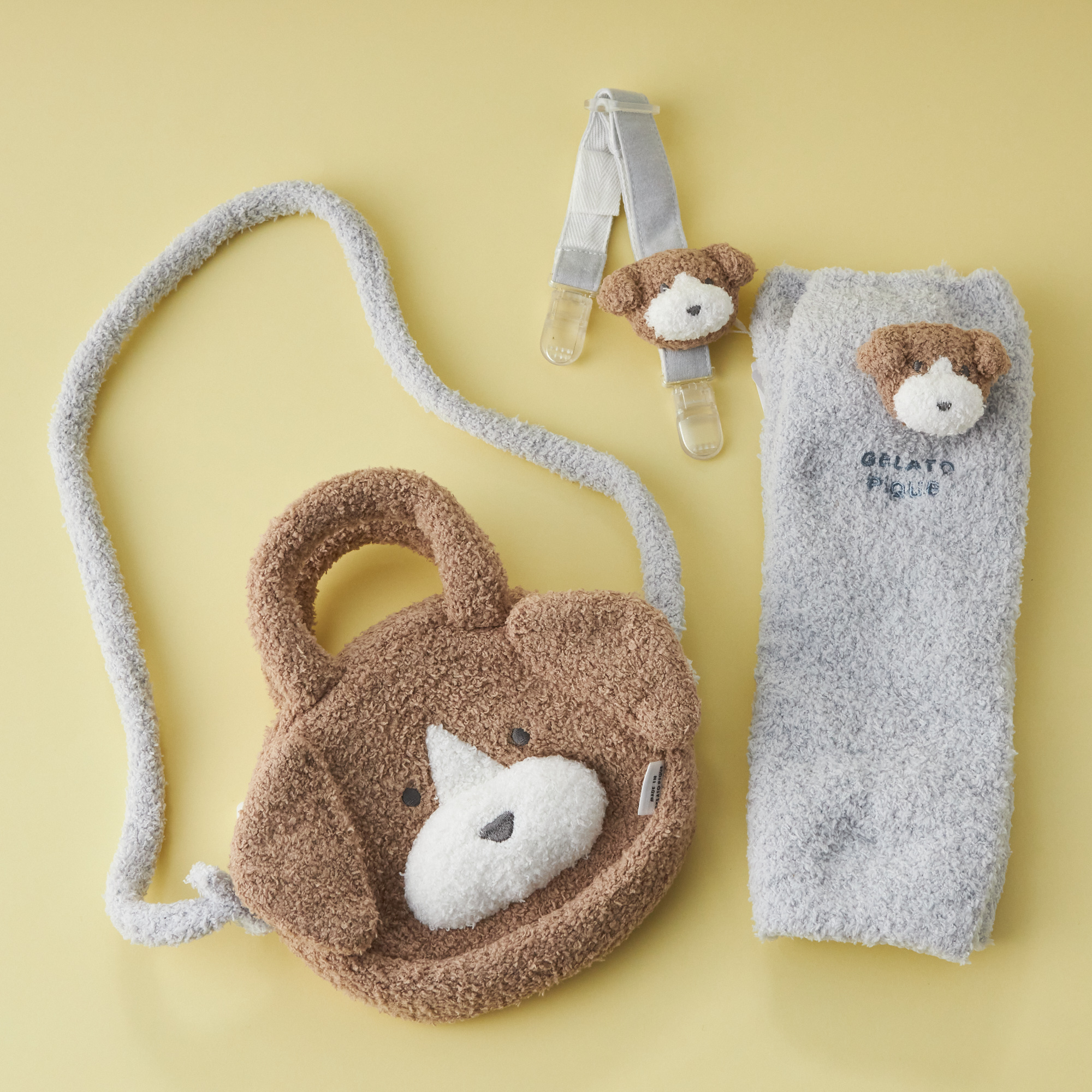 【KIDS】ビーグルkidsショルダーバッグ＆マルチクリップ＆ウォーマーセット