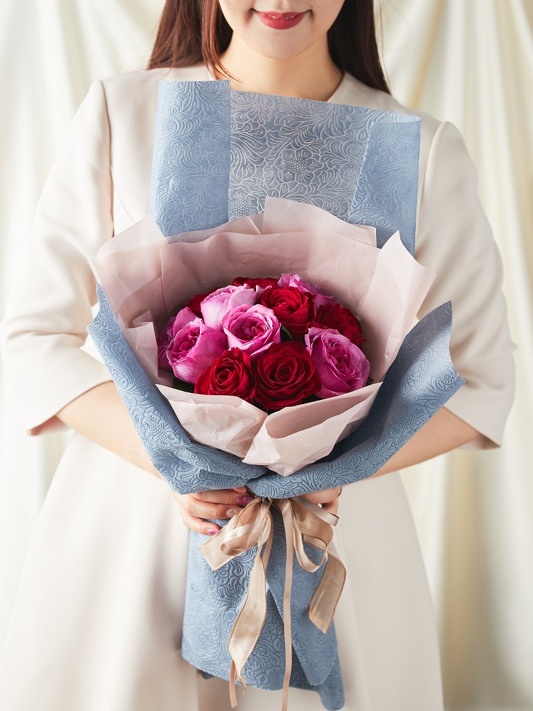 【タンプ限定】本数オーダーローズブーケ（18〜60本）