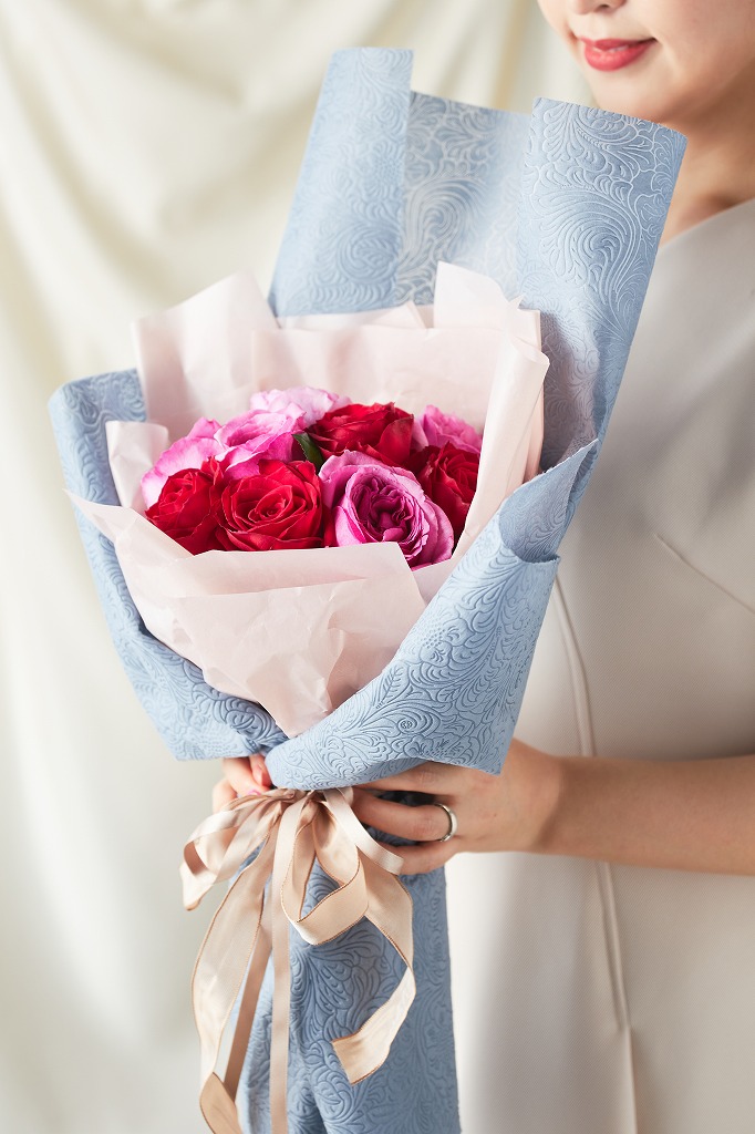 【タンプ限定】本数オーダーローズブーケ（18〜60本）