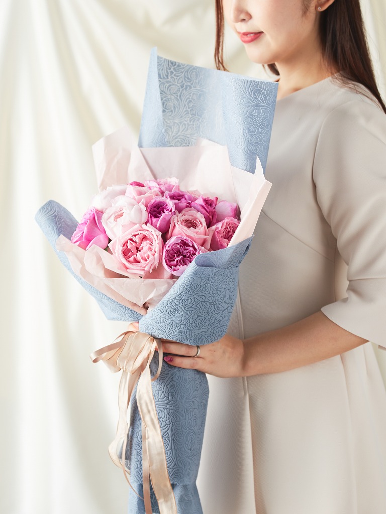 【タンプ限定】本数オーダーローズブーケ（18〜60本）