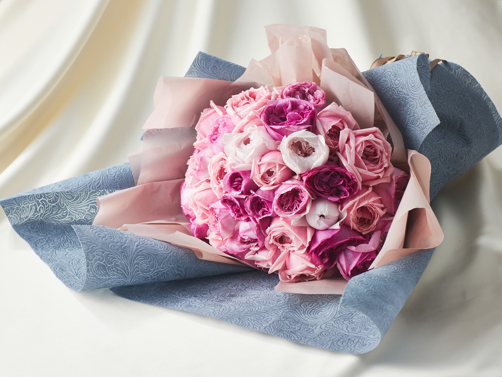 【タンプ限定】本数オーダーローズブーケ（18〜60本）