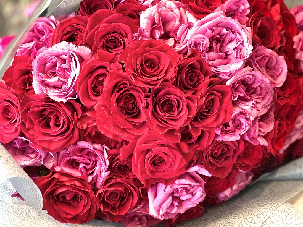 【タンプ限定】香るプロポーズブーケ(108本)