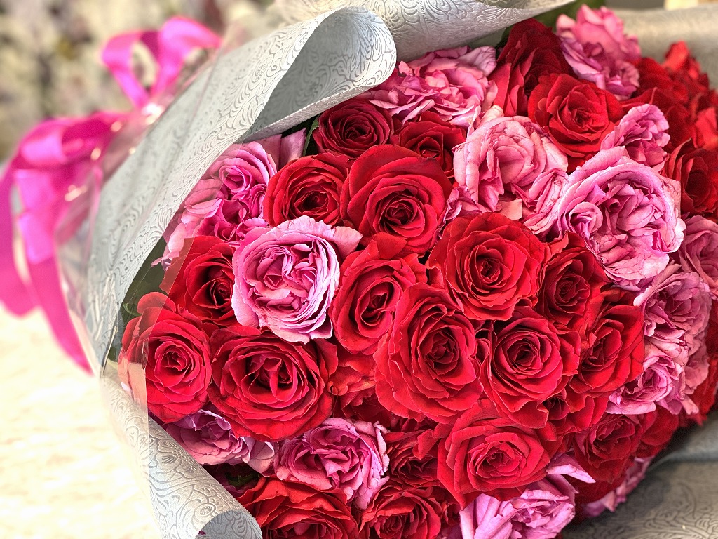 【タンプ限定】香るプロポーズブーケ(108本)