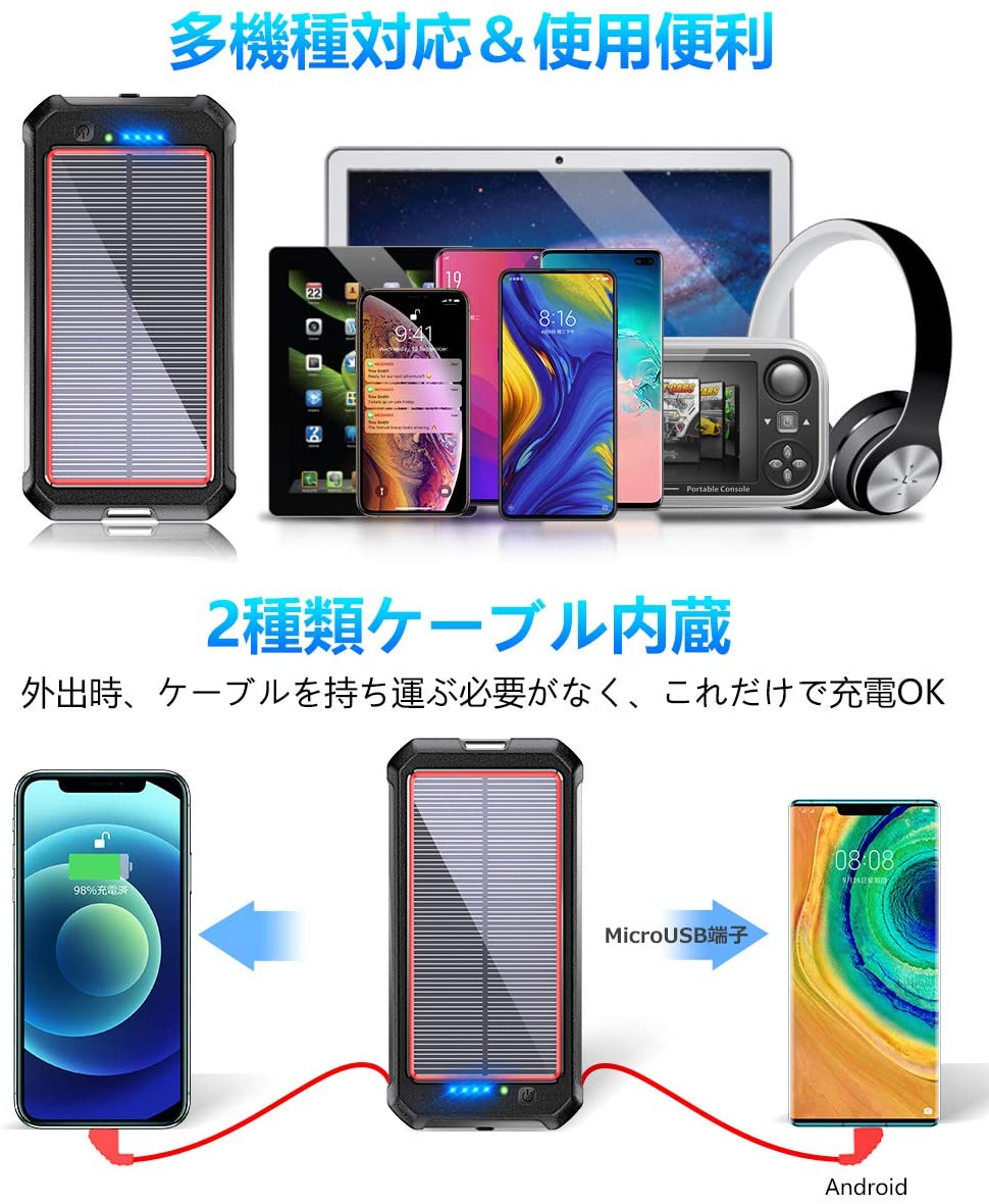 ソーラーモバイルバッテリー PB09