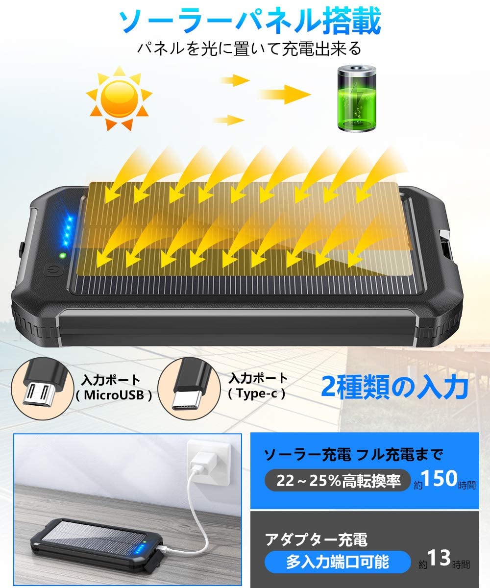 ソーラーモバイルバッテリー PB09